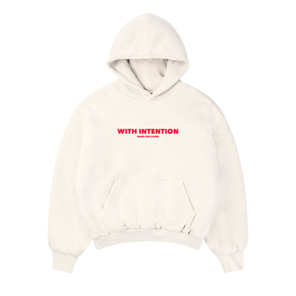 Oversized Cherry Sweater - White