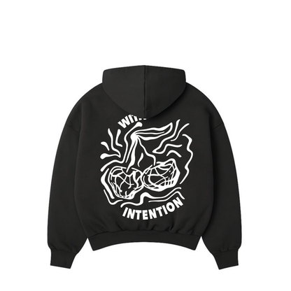 Oversized Cherry Sweater - Charcoal